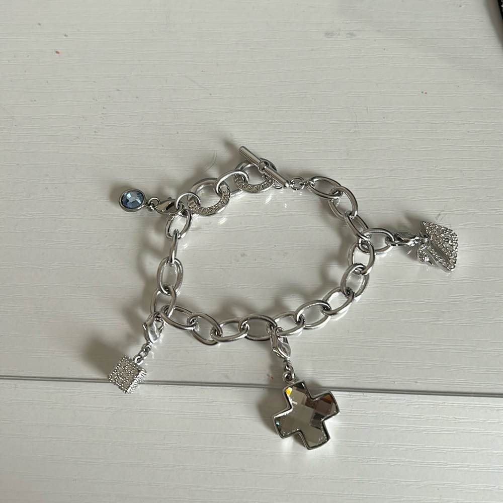 Swarovski charm bracelet
